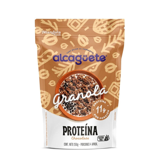 Granola con proteína sabor chocolate 250 grm