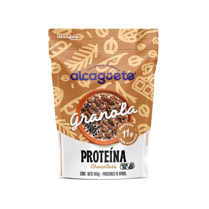 Granola con proteína sabor chocolate 600 grm