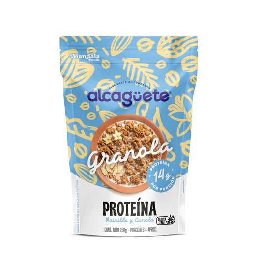 Granola con proteína sabor Vainilla Canela 250 grm