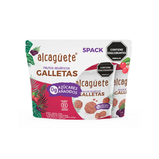 5 pack Galletas de Frutos Selvaticos Alcaguete