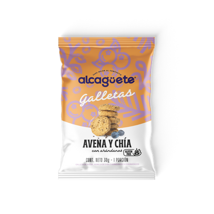 5 Pack Galleta de Avena y Chia Alcaguete