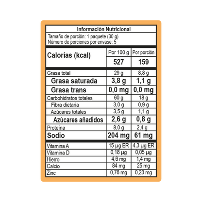 5 Pack Galleta de Avena y Chia Alcaguete