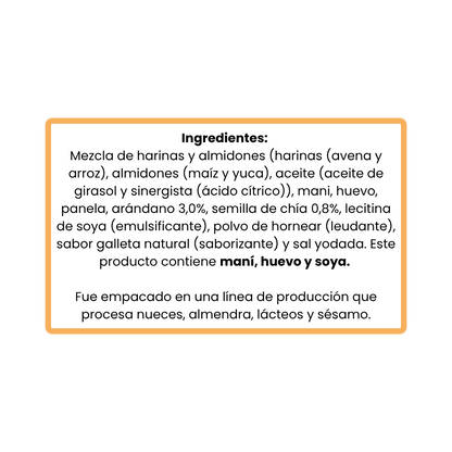5 Pack Galleta de Avena y Chia Alcaguete