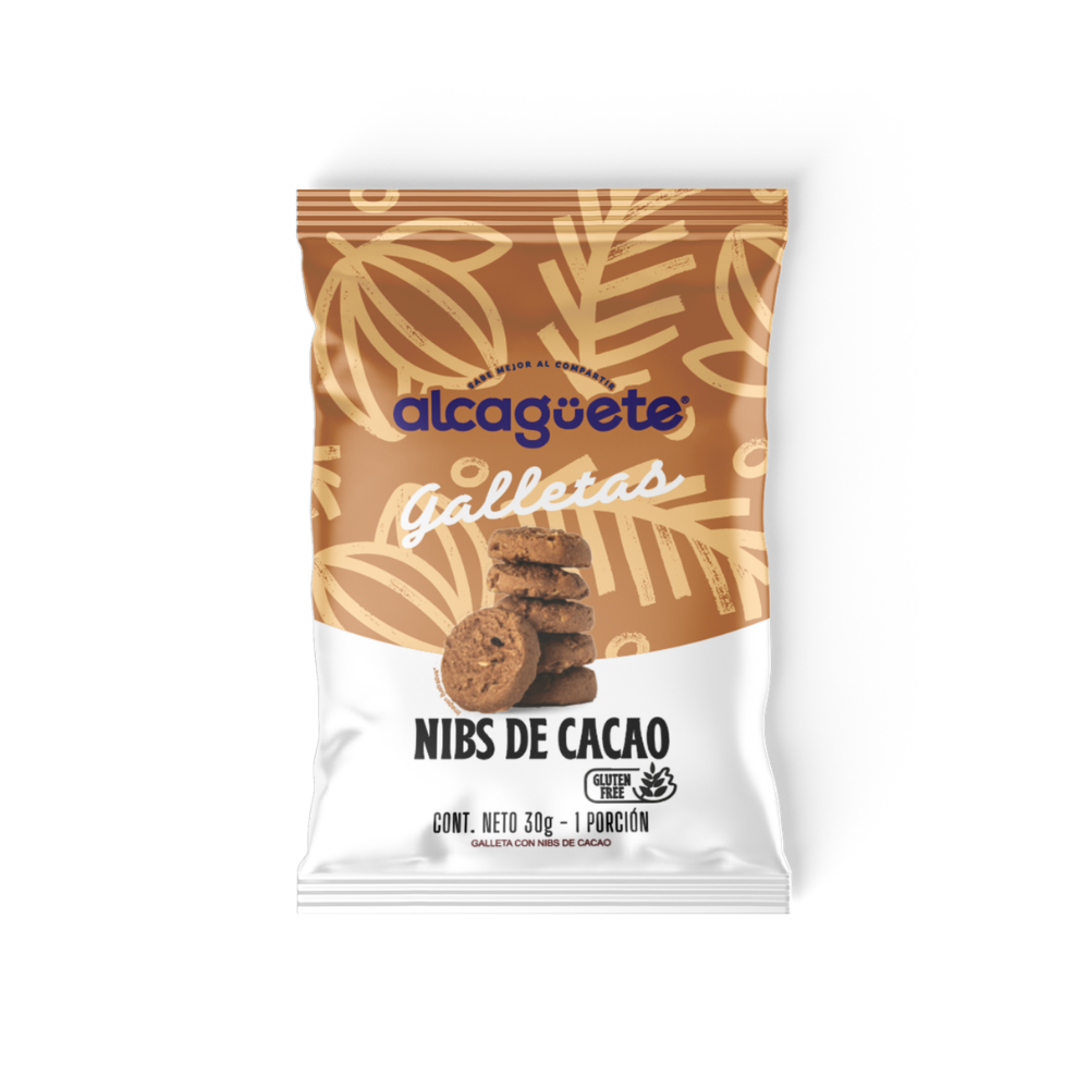 5 Pack Galletas Nibs de Cacao