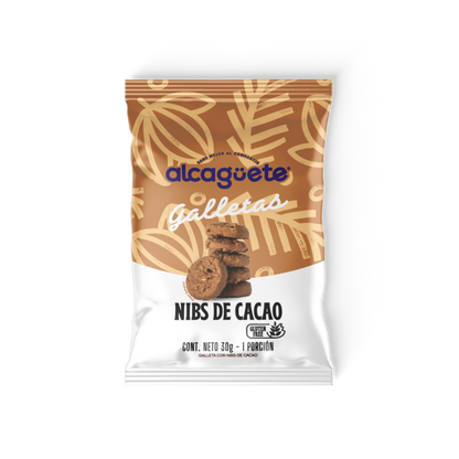 5 Pack Galletas Nibs de Cacao