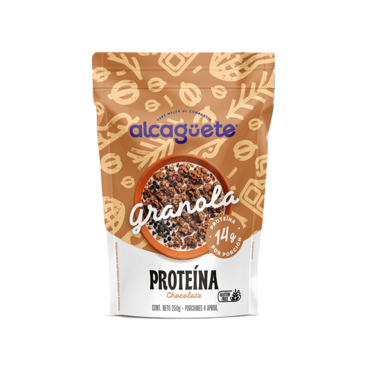 Granola con proteína sabor chocolate 250 grm