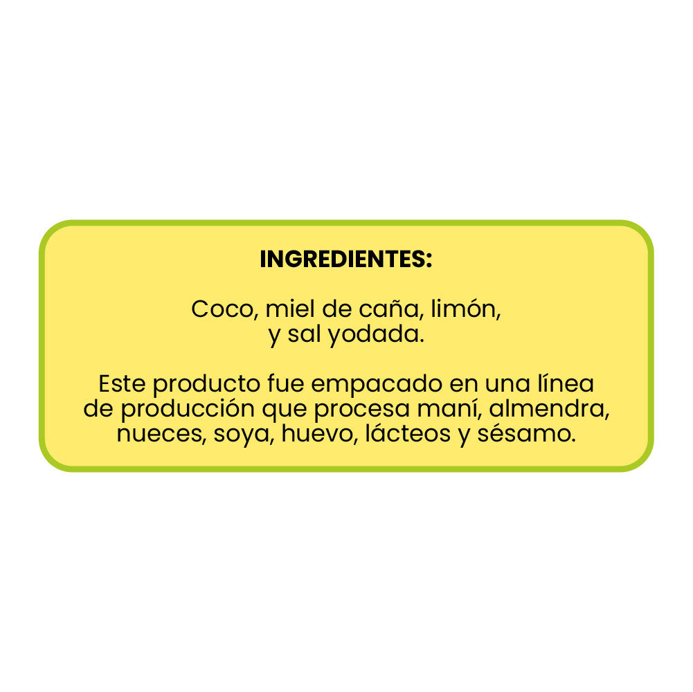 Chips limonada de coco