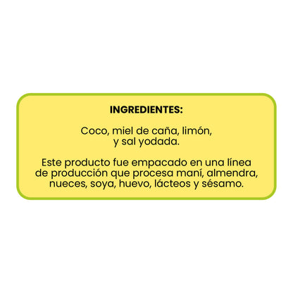 Chips limonada de coco