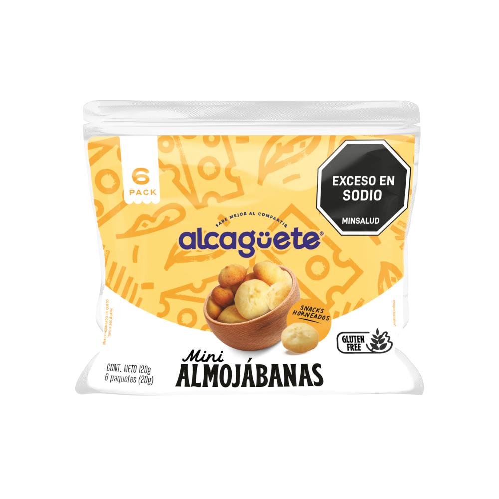6 Pack Mini Almojabanas Alcaguete x 120g