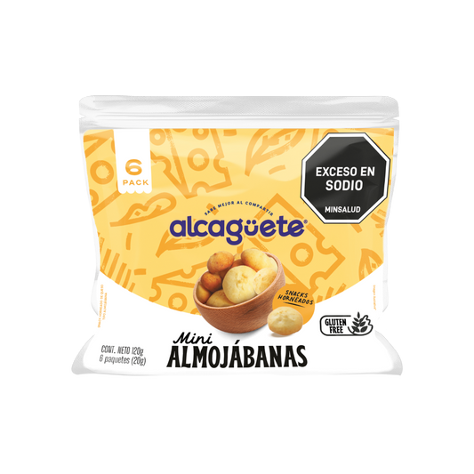 6 Pack Mini Almojabanas Alcaguete x 120g