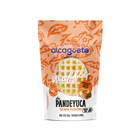 Premezcla Waffles Pandeyuca con Queso incluido 300g