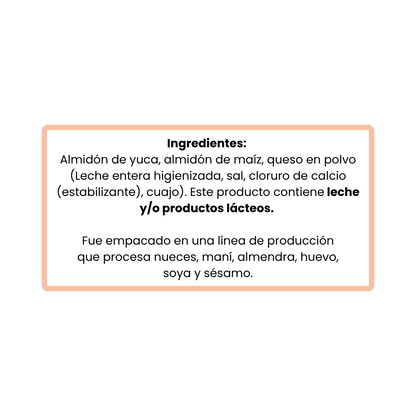 Premezcla Waffles Pandeyuca con Queso incluido 300g