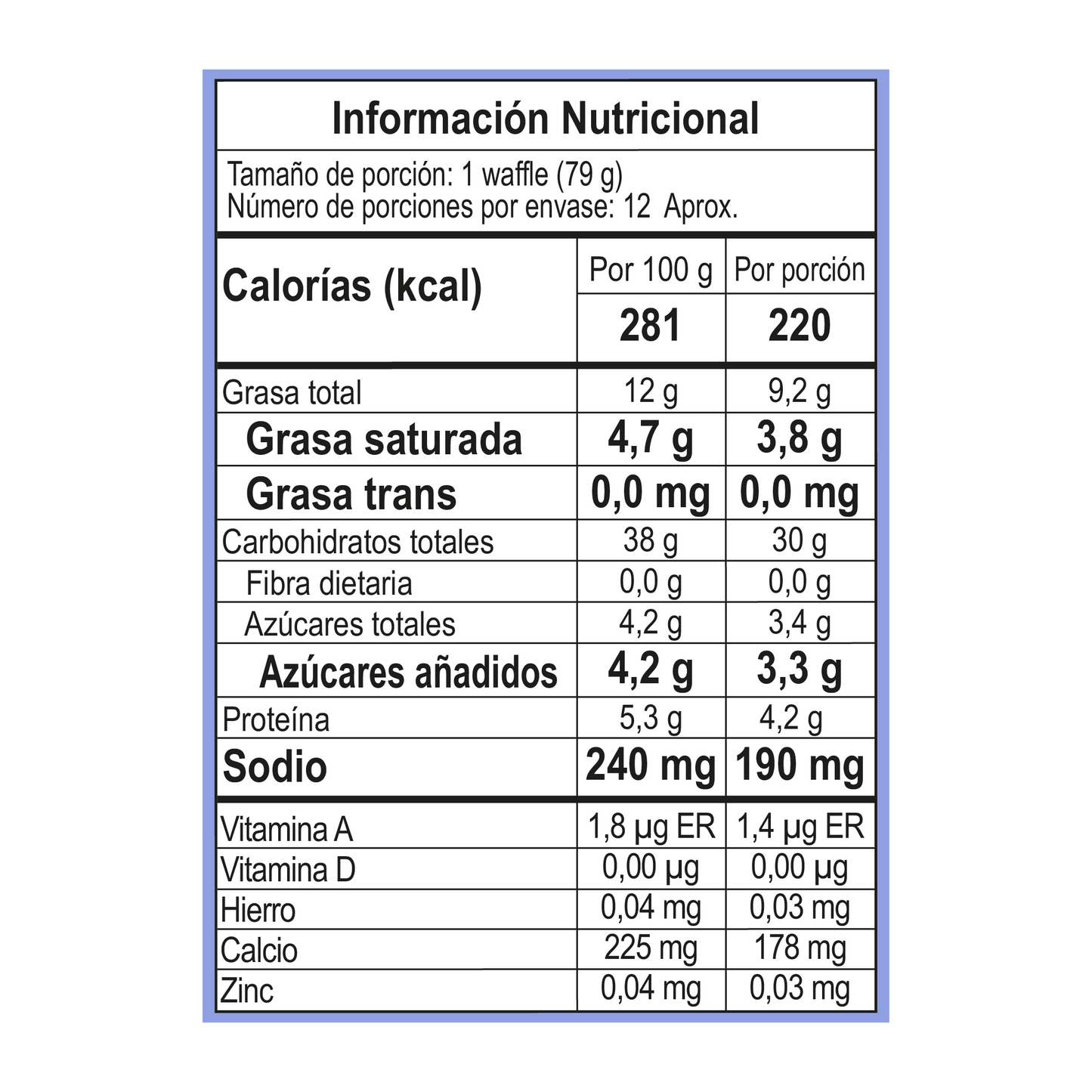 Premezcla Waffles Buñuelo 380g